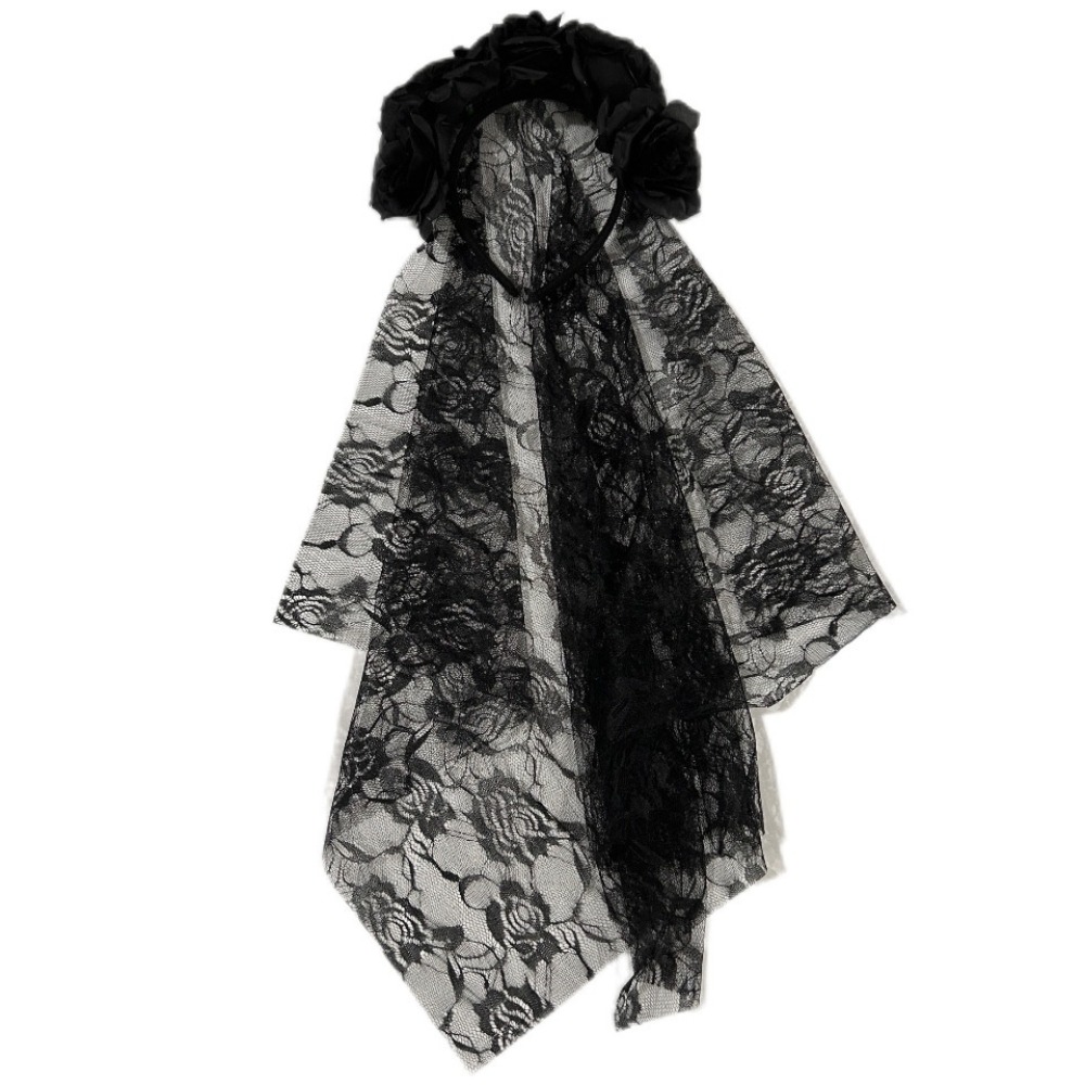 Cosplay Material For Prop - Kantmateriaal Ghost Bride hoofdband Gotische performance-accessoire