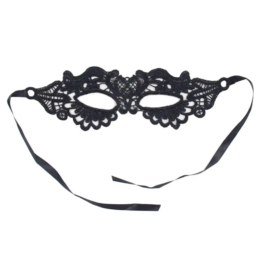 Cosplay Prop Kit - Zwarte Sexy Vrouwen Holle Kanten Maskerade