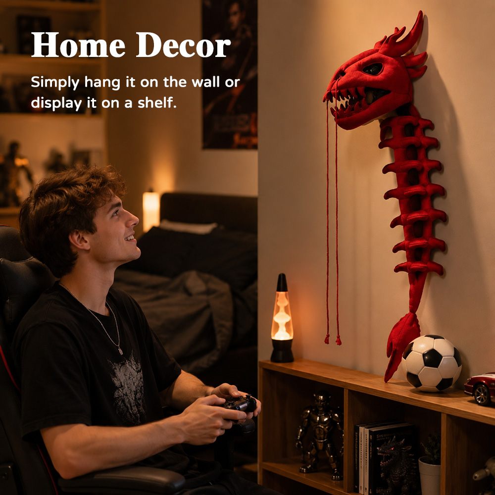 Cosplay Prop Designer - Dinosaurus Skelet Pluche Hoofddeksel Cosplay Kostuum