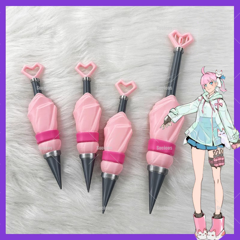 Cosplay Prop Foam - 2025 Game Kiriko Kunai Cosplay Roze