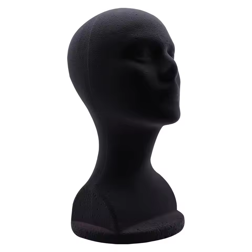 Cosplay Prop Foam - Mannelijke/vrouwelijke schuim mannequin hoofdmodel voor haarstyling,