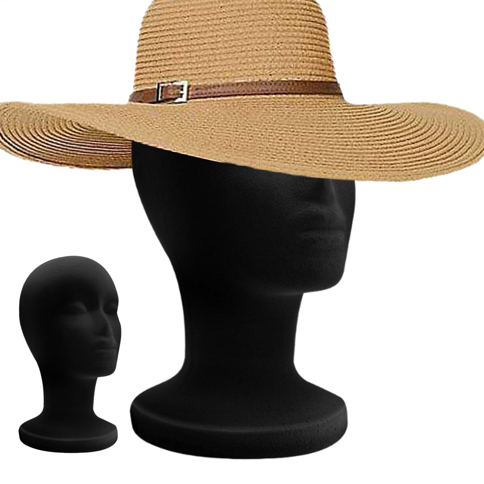 Cosplay Prop Foam - Mannequin Hoofd Schuim Zwart Fluwelen Mannequin