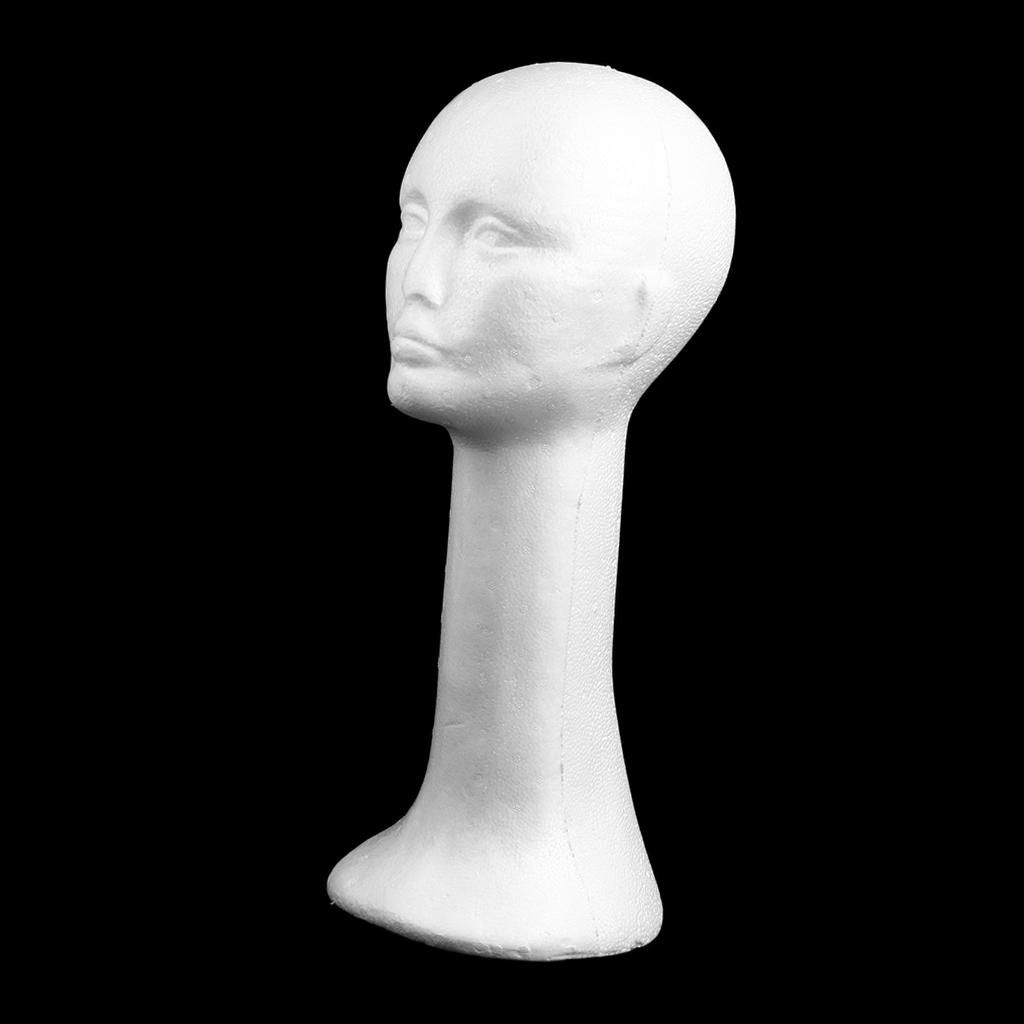 Cosplay Prop Foam - Vrouwelijke schuimkop Model Bril Haar Pruik