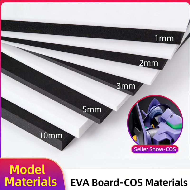 Cosplay Prop Foam Board - 38-graden zwart EVA schuim materiaal voor