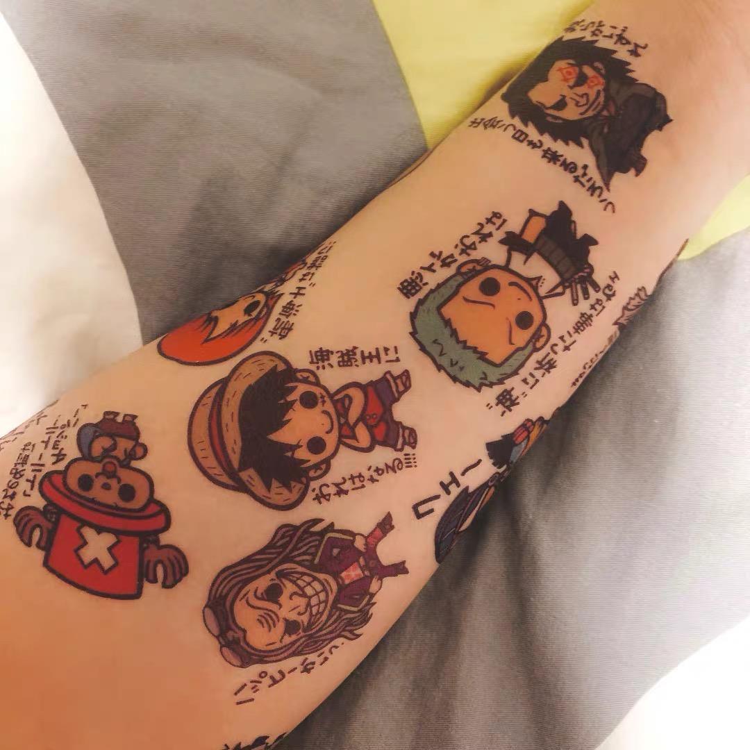 Cosplay Prop Designer - Nieuwe tijdelijke tattoo-stickers set, 18 vellen,