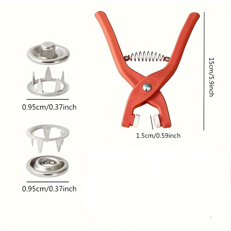 50 sets handbediende drukknopt - Snap Fastener Set recensie en prijs