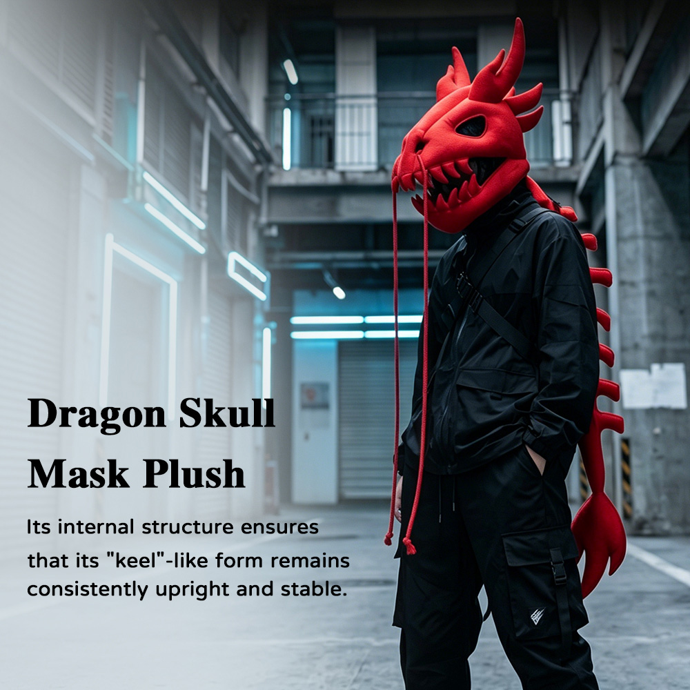 Dinosaurus Skelet Pluche Hoofd - Cosplay Prop Designer recensie en prijs