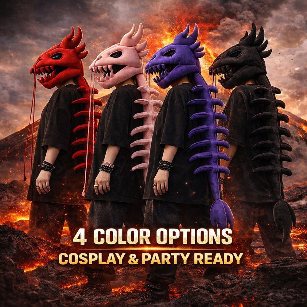 Dinosaurus Skelet Pluche Hoofd - Cosplay Prop Designer recensie en prijs