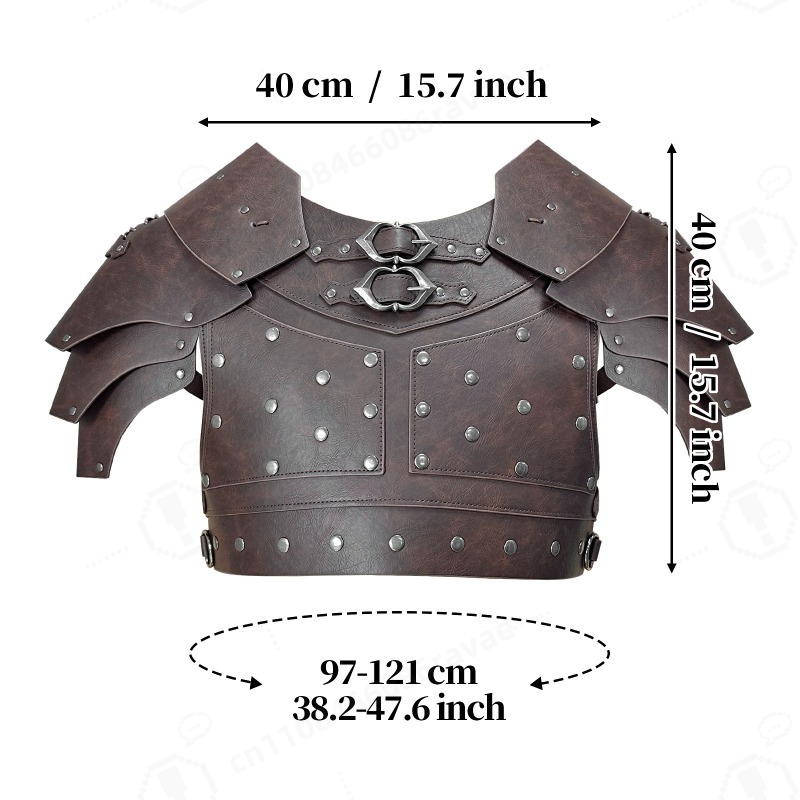Middeleeuwse schouder- en bors - Cosplay Props recensie en prijs