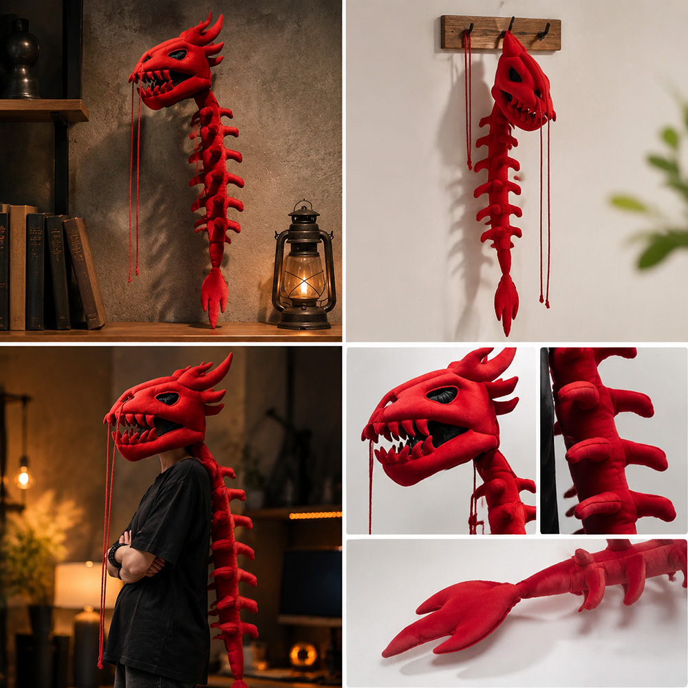 Drakenschedel Ruggengraat Pluc - Cosplay Prop Designer recensie en prijs
