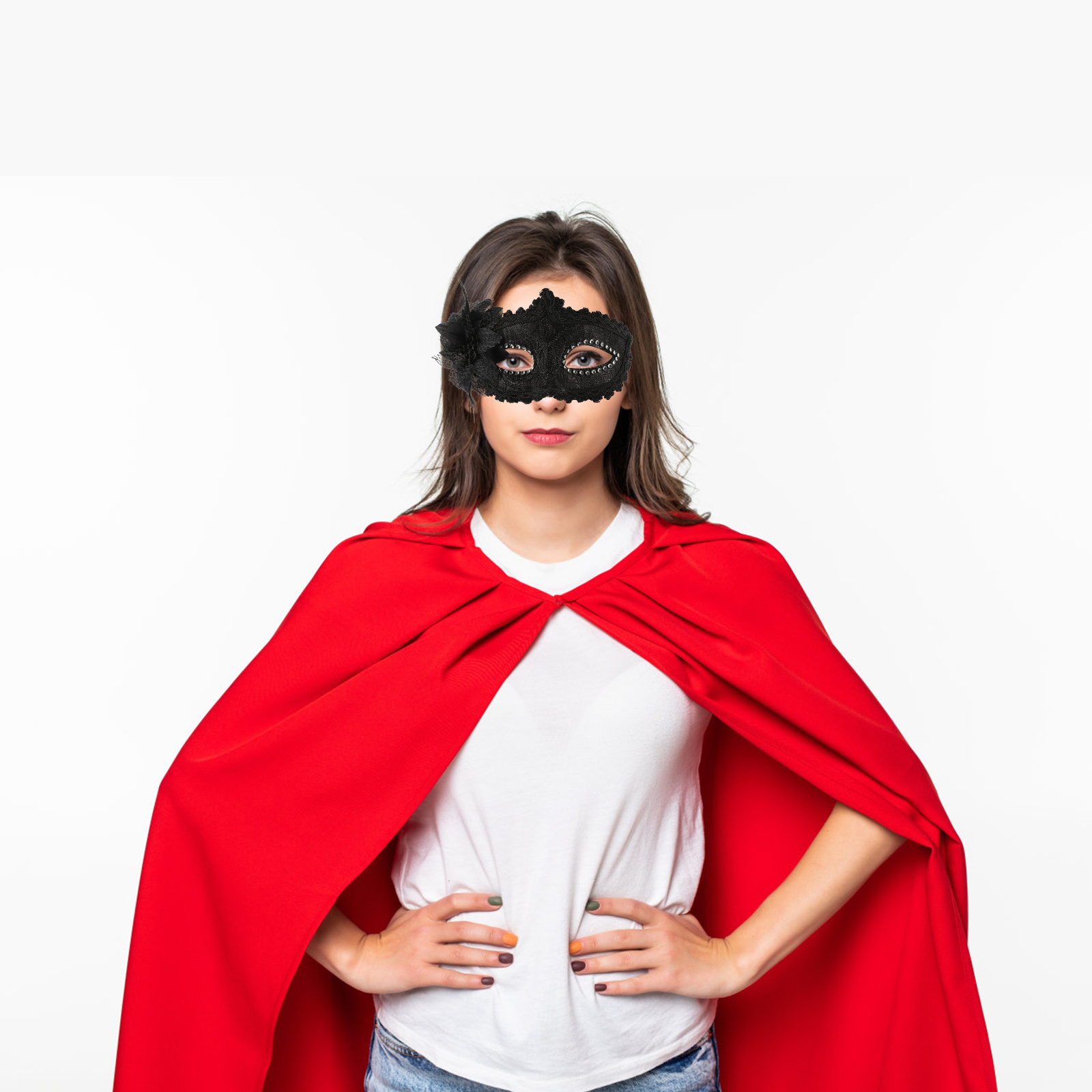 Prinses Kant Masker Half Gezic - Cosplay Prop Designer recensie en prijs
