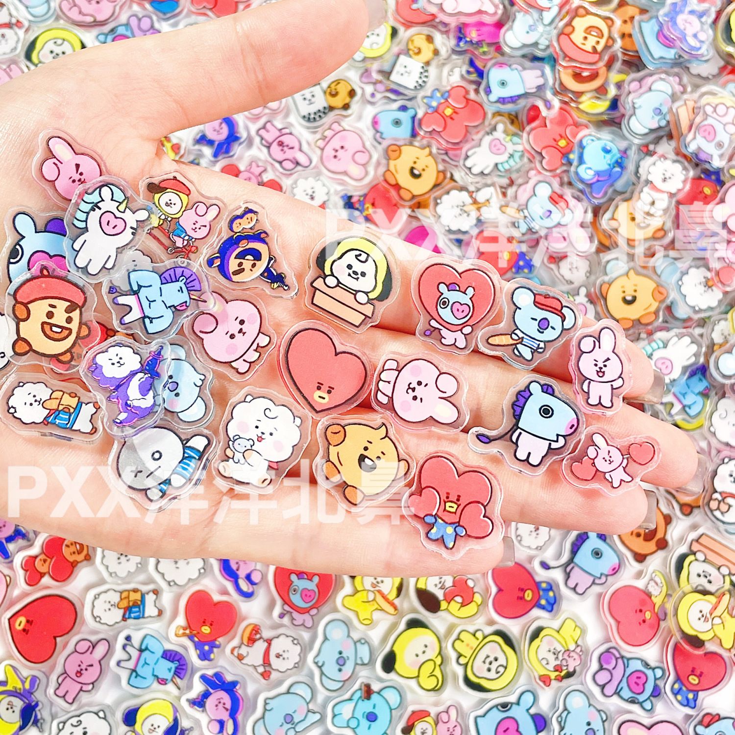 100 stuks BT21 BTS enkellaags  - Cosplay Material For Prop recensie en prijs